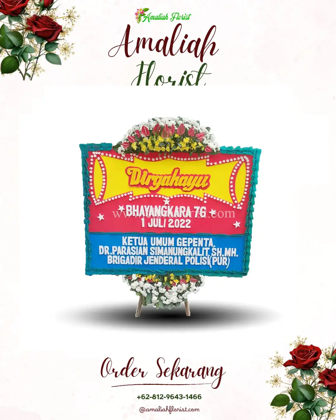 Papan Bunga HUT Ulang Tahun Peureulak Timur